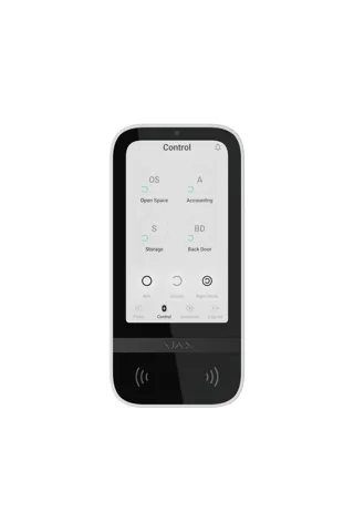 AJAX KeyPad TouchScreen-W Kablosuz Keypad Touch Screen - Beyaz