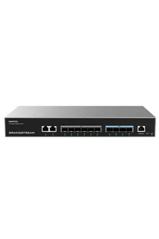 Grandstream GWN7830 2 Port GB Ethernet, 6 Port GB SFP Port ve 4 Port 10G SFP Port Omurga Switch