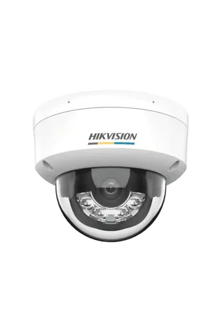 Hikvision DS-2CD1121G2-LIUF 2MP 2.8mm Lens H.265+ Mikrofon SD Kart 20Mt. Smart Hybrid Light Dome İP Kamera
