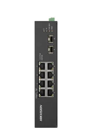 Hikvision DS-3T0510HP-E/HS 10 Port Gigabit Endüstriyel Yönetilemez POE Switch