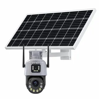 Kasliva KL-M05 6MP 36X 7/24 KAYIT 2 KAMERALI 4G Sim Kartlı Kamera 90W 40AH Solar Panel