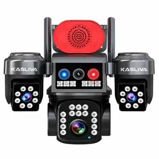 Kasliva KL-S315 8MP 4 Kameralı PTZ WiFi Kamera