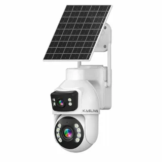 Kasliva KL-S430X 4MP 30X Zoom 2 Kameralı Solar AOV PTZ 4G Sim Kartlı Kamera