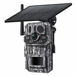 Kasliva KL-S443H 3MP 4G Solar Panelli GPS Black Light Fotokapan