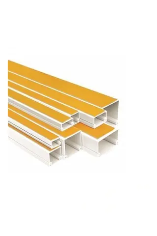 Mutlusan 12x12 mm Canalex Yapışkanlı Beyaz Kablo Kanalı