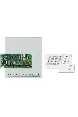 Paradox SP-4000 8 Zone, 1 Pgm, 2 Kısım Kontrol Paneli + K636 Led keypad