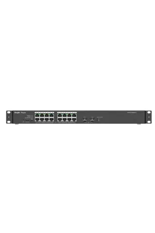 Reyee RG-ES118GS-P 16 Port Gigabit PoE, 2 SFP Slots Ports Yönetilmez PoE Switch