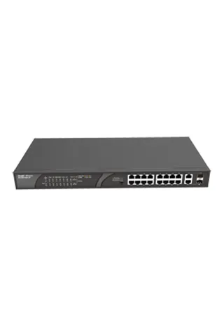 Reyee RG-ES118S-LP 16 Port 100Mbps PoE, 2 Port GB RJ45/1 SFP Combo Ports Yönetilmez PoE Switch