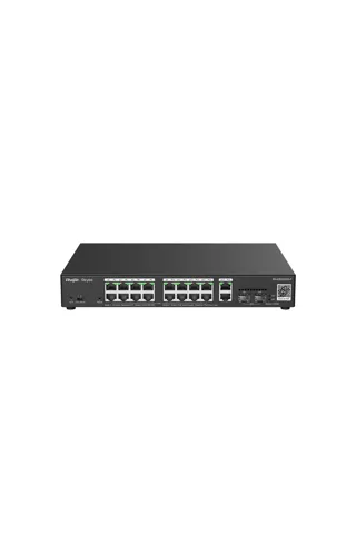 Reyee RG-ES220GS-P 16 Port Gigabit PoE, 2 Port GB RJ45, 2 SFP Slots Smart PoE Switch
