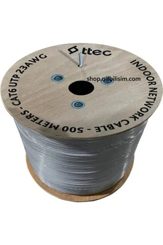 Ttec KBL-CAT6-23CCA/IN 500G İç Mekan Kablo - 500m (Gri)