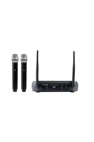 Westa WM-102H 2 Kanal UHF El Mikrofon Seti