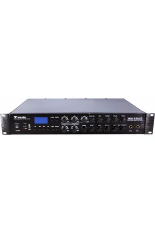 Westa WM-350UT 350 Watt 6 Bölge LCD Ekran Hat Trafolu Amplifier