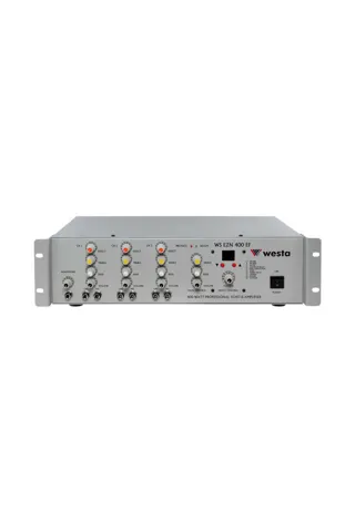 Westa WS-EZN-400-EF 400Watt 3 Mikrofon Mixer Amfi