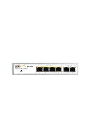 Wi-Tek WI-PCES306G V2 4 Port GE PoE + 2 Port GE Uplink 60W Cloud Switch