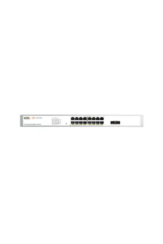 Wi-Tek WI-PCES318GF V2 16 Port GB PoE Ports 2 Port GB SFP Port Cloud Easy Smart PoE Switch