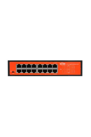 Wi-Tek WI-SG116D 16 Port Gigabit Desktop Ethernet Switch-Metal Kasa