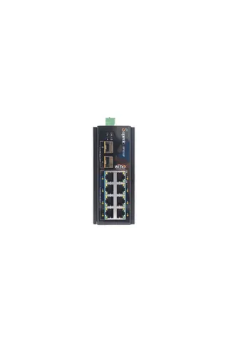 Wi-Tek WI-SP3010F 8 Port Gigabit PoE + 2 SFP Endüstriyel Switch