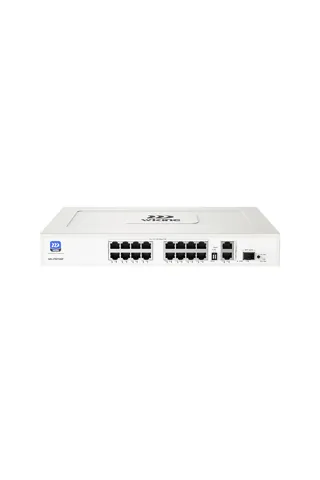 Wiking WK-PS219GF 16 Port Megabit PoE, 2 Port Gigabit Uplink, 1 SFP Port Switch