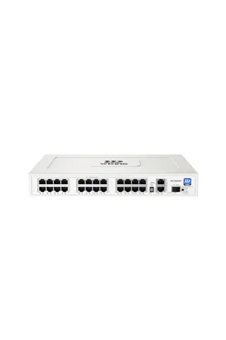 Wiking WK-PS227GF 24 Port Megabit PoE, 2 Port Gigabit Uplink, 1 SFP Port Switch