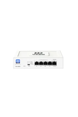 Wiking WK-PS305 4 Port GB PoE, 1 Port Gigabit Uplink Port Yönetilmez PoE Switch
